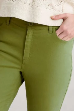 Trousers & Shorts<Seasalt Cornwall Albert Quay Crops Dill