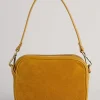 Bags<Seasalt Cornwall Annulet Leather And Suede Bag Dark Sunglow