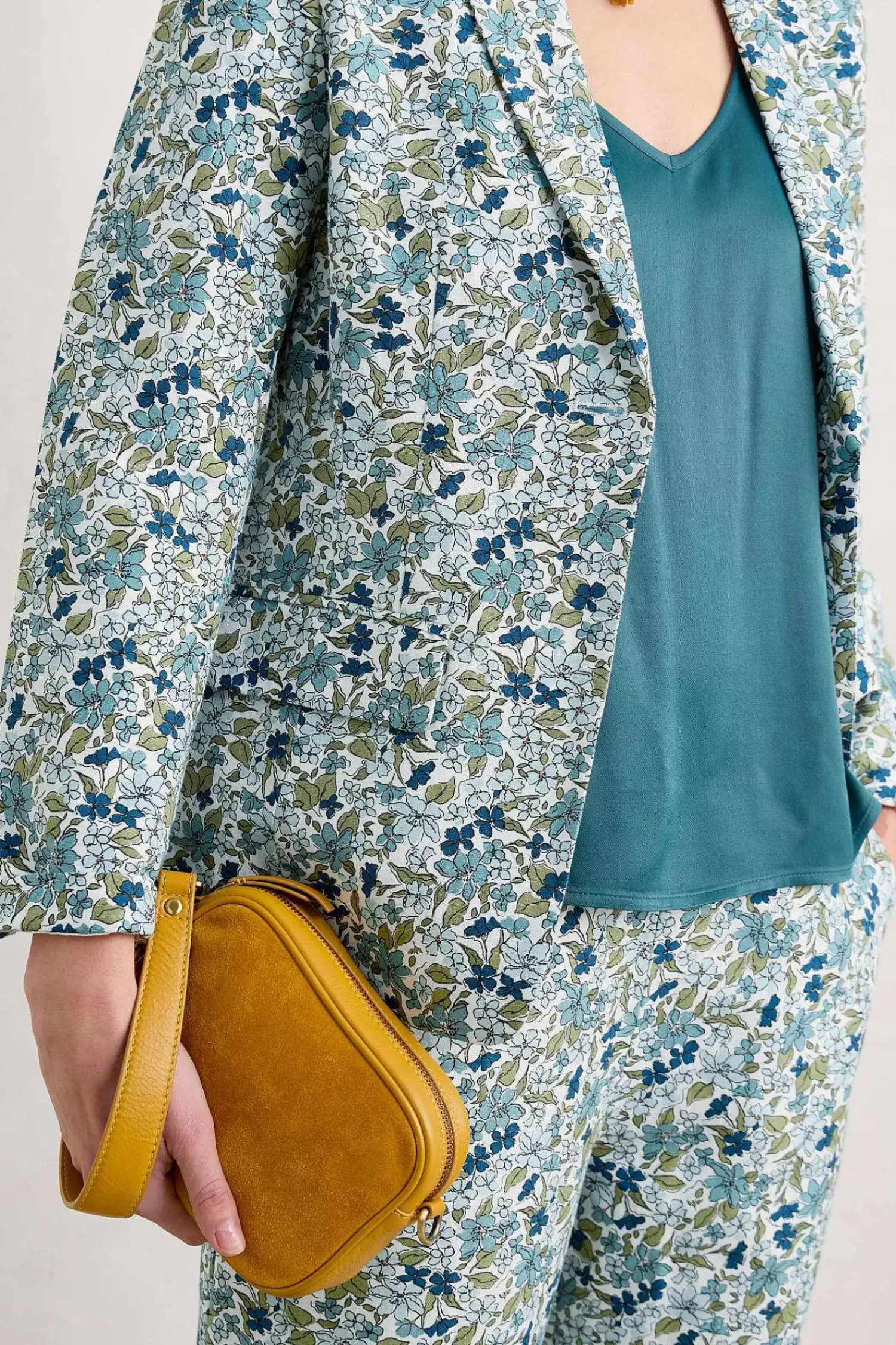 Bags<Seasalt Cornwall Annulet Leather And Suede Bag Dark Sunglow