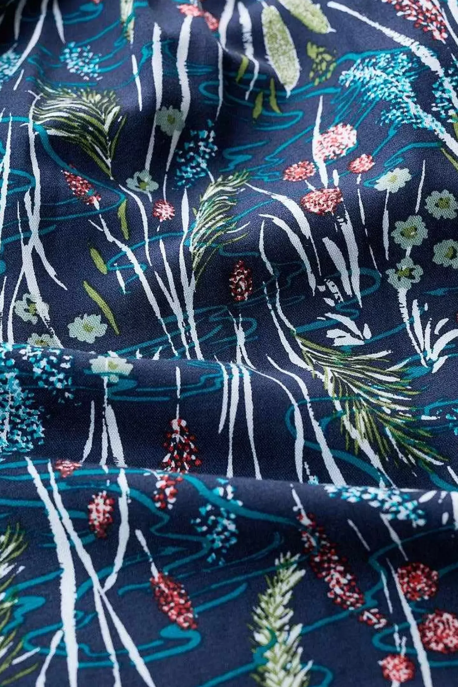Dresses<Seasalt Cornwall Apple Barn Printed Dress Wetland Pasture Maritime