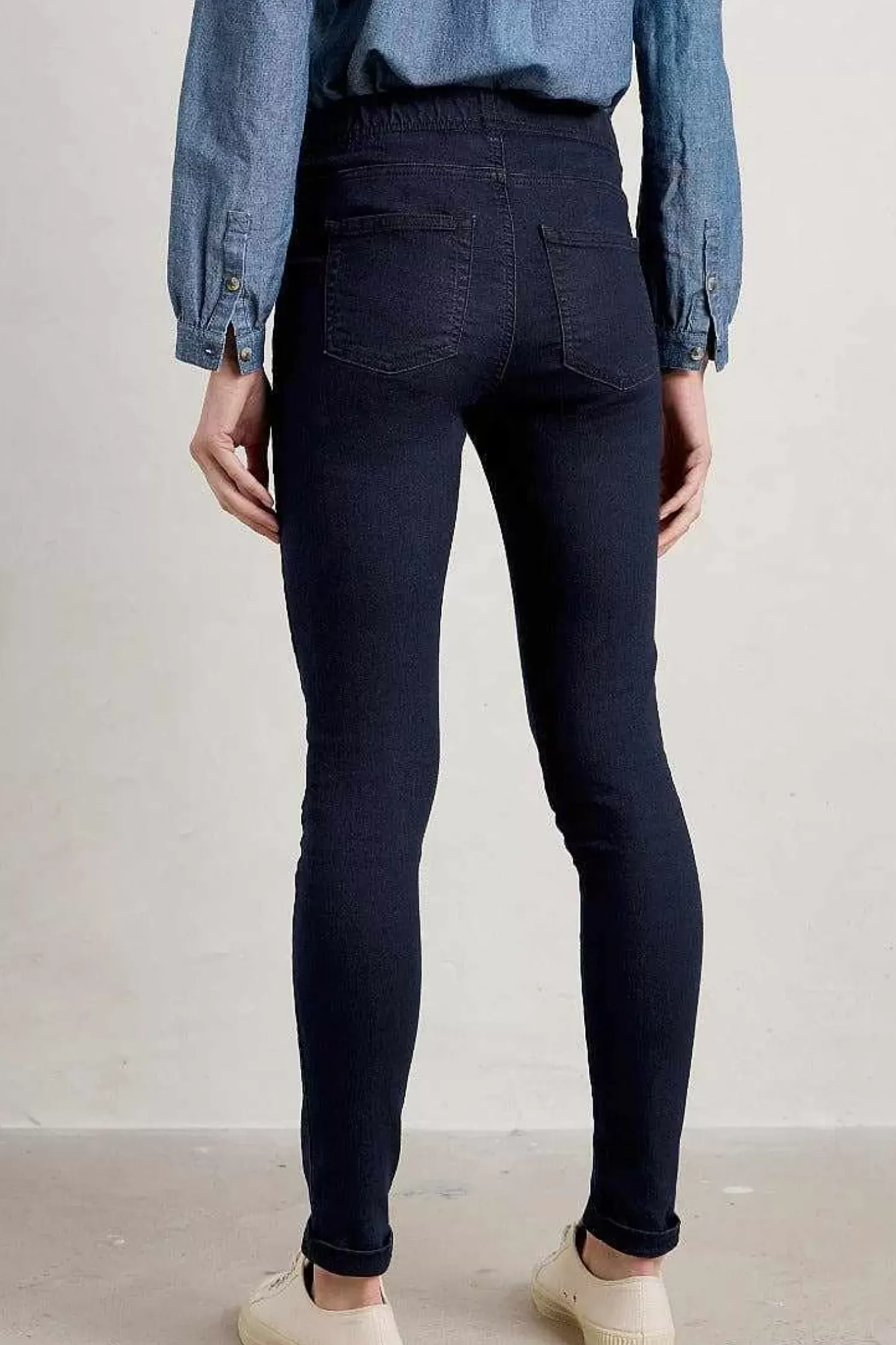 Trousers & Shorts<Seasalt Cornwall Bosvenning Jeggings Squid Ink