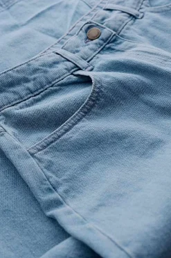 Skirts<Seasalt Cornwall Bowline Denim Midi Skirt Light Wash Rain Slub