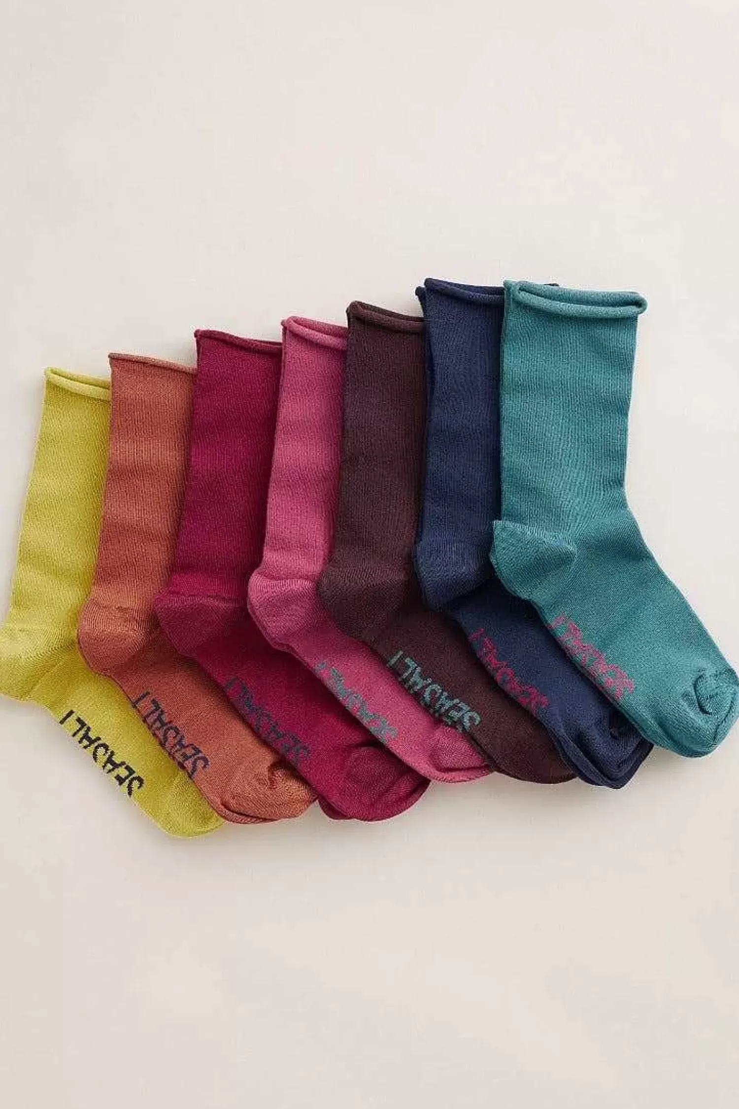 Socks & Tights<Seasalt Cornwall Box Of 7 Women's Lightweight Sailor Socks Full Tint Mix