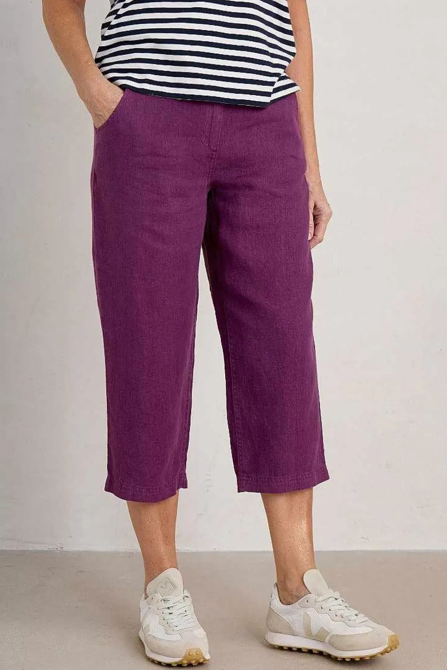 Trousers & Shorts<Seasalt Cornwall Brawn Point Crops Cassis