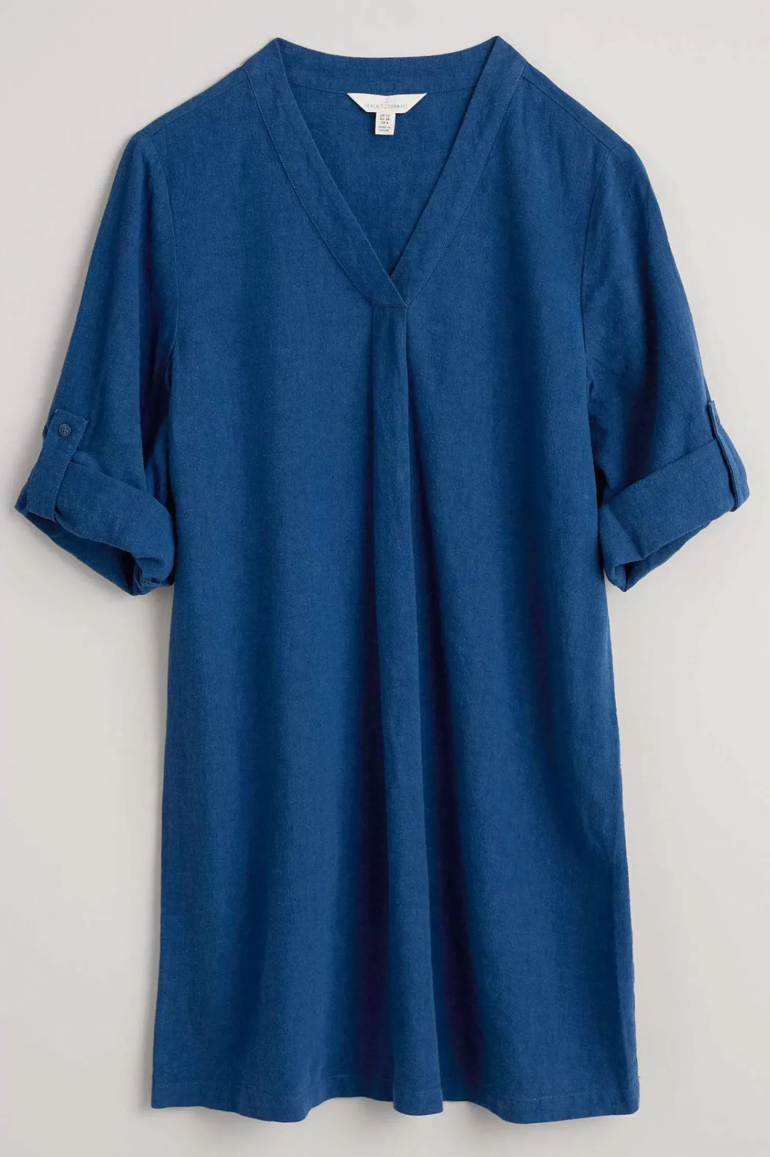 Tunics<Seasalt Cornwall Brittlestar V-Neck Linen Blend Tunic Marine