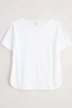 Tops<Seasalt Cornwall Bryher View Organic Cotton Boat Neck T-Shirt (Gots) Salt