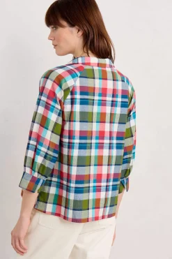 Tops<Seasalt Cornwall Bryn Checked Top Florabunda Multi