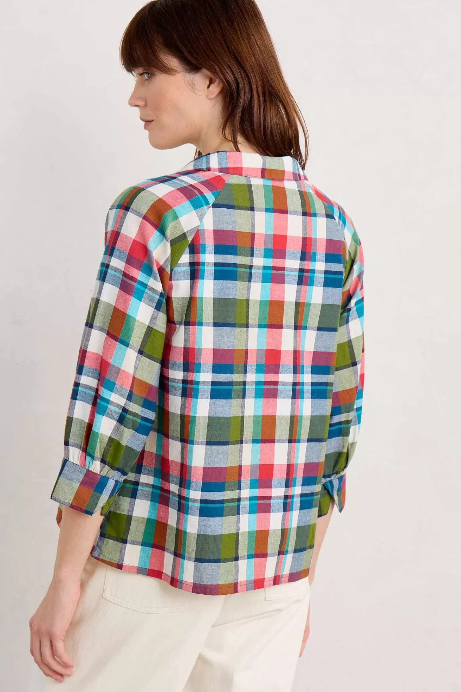 Tops<Seasalt Cornwall Bryn Checked Top Florabunda Multi
