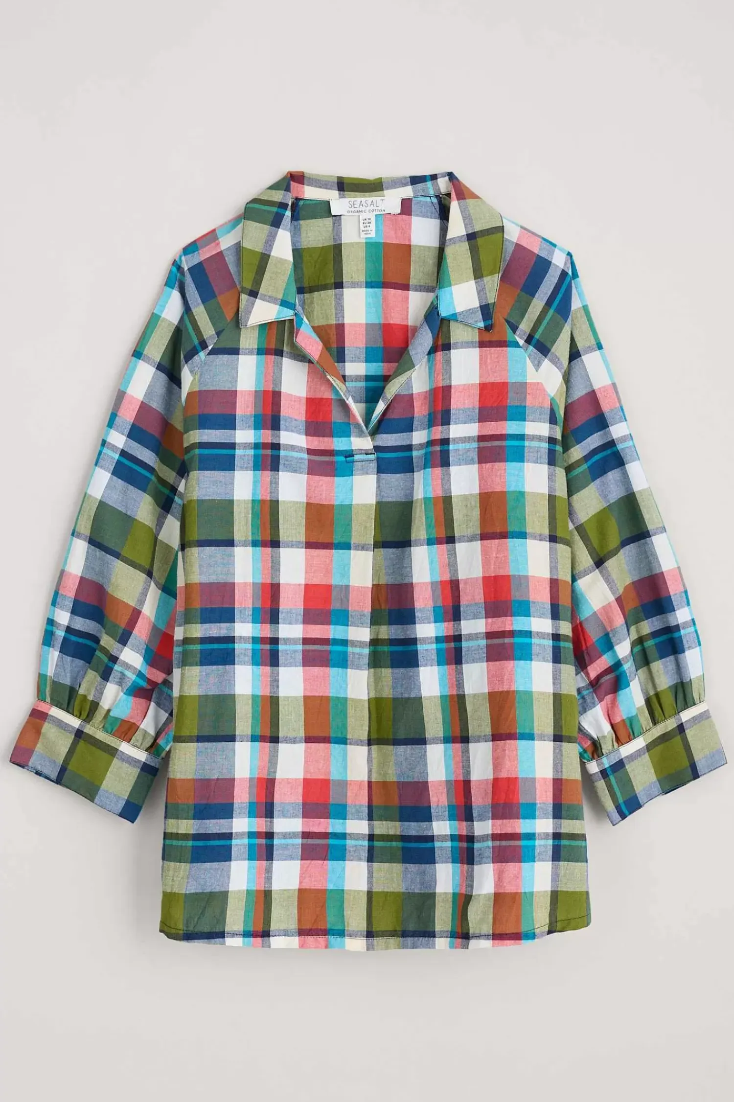 Tops<Seasalt Cornwall Bryn Checked Top Florabunda Multi