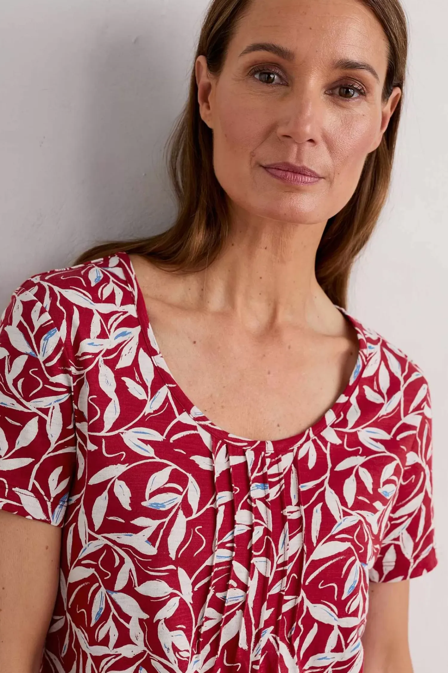Tunics<Seasalt Cornwall Busy Lizzy Short Sleeve Tunic Waterway Leaves Rudder