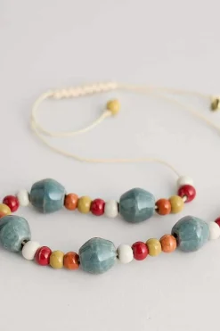 Jewellery<Seasalt Cornwall Canna Ceramic Bead Necklace Daffodil Tomato