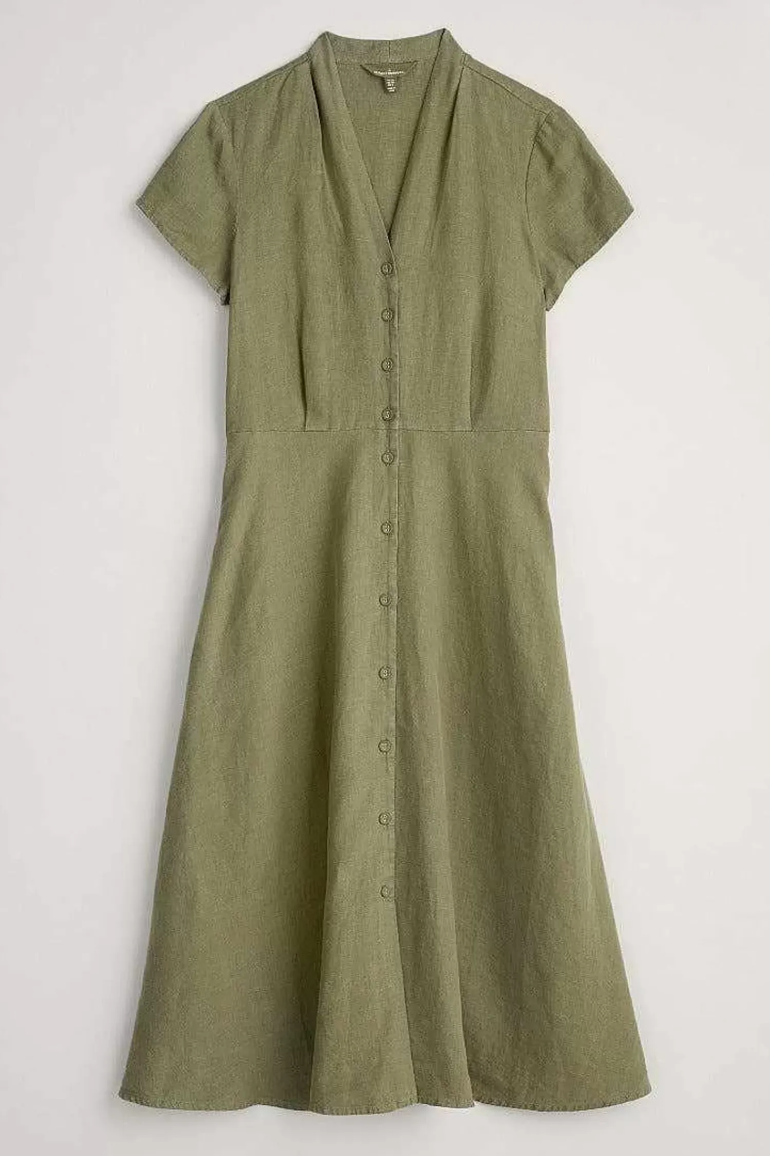 Dresses<Seasalt Cornwall Carved Wood Midi Dress Cypress