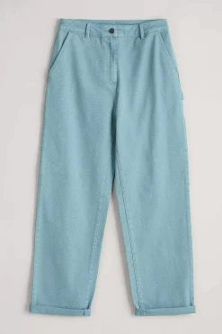 Trousers & Shorts<Seasalt Cornwall Cliff Picnic Trousers Enamel