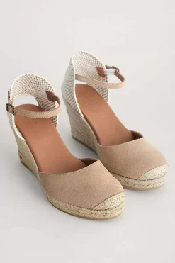 Shoes<Seasalt Cornwall Cloud Bloom Wedge Espadrilles Pale Tan