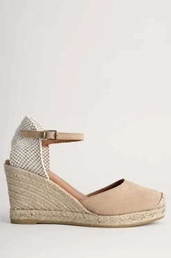 Shoes<Seasalt Cornwall Cloud Bloom Wedge Espadrilles Pale Tan
