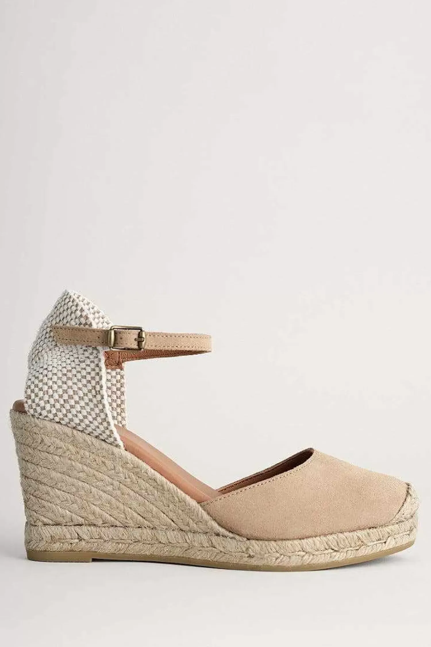 Shoes<Seasalt Cornwall Cloud Bloom Wedge Espadrilles Pale Tan