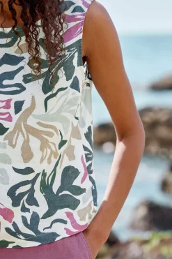 Tops<Seasalt Cornwall Colour Study Top Sea Frond Chalk