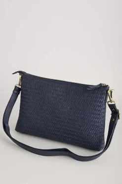 Bags<Seasalt Cornwall Cornelly Woven Leather Bag Maritime
