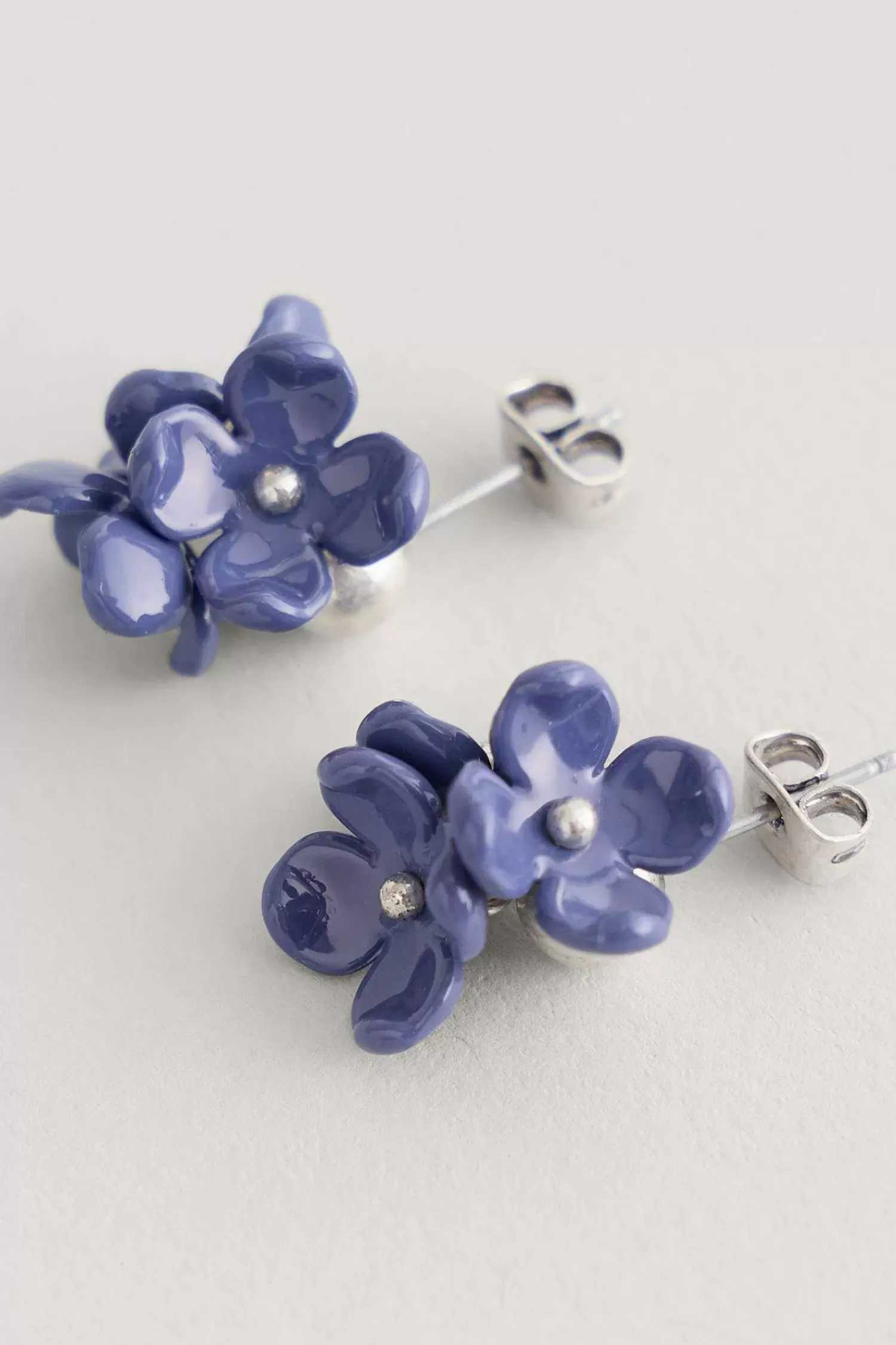 Jewellery<Seasalt Cornwall Corsage Flower Bead Earrings Lupin Mix