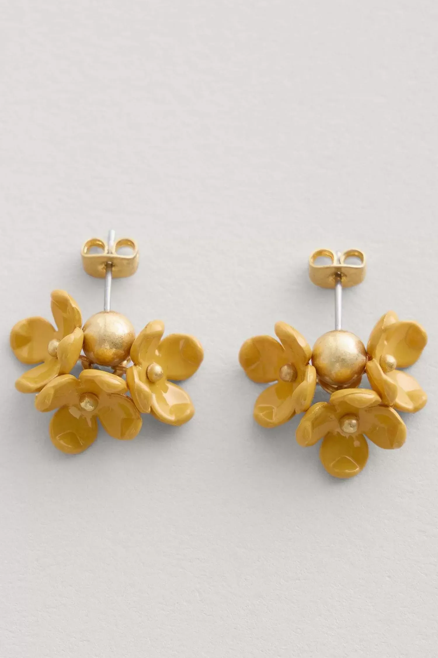 Jewellery<Seasalt Cornwall Corsage Flower Bead Earrings Lupin Mix