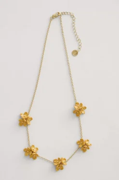 Jewellery<Seasalt Cornwall Corsage Flower Chain Necklace Lupin Mix