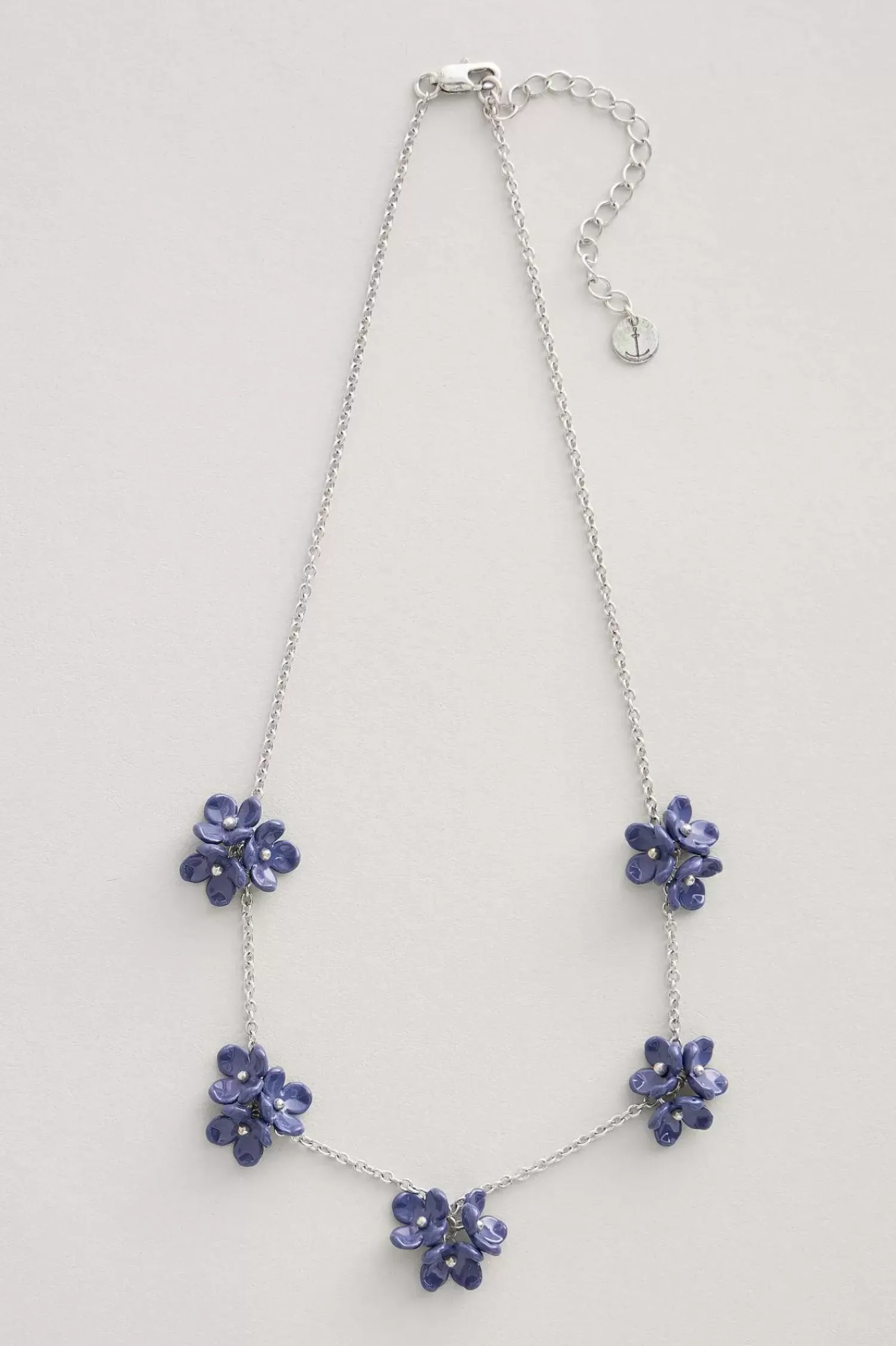 Jewellery<Seasalt Cornwall Corsage Flower Chain Necklace Lupin Mix