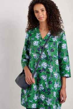 Tunics<Seasalt Cornwall Curves Flow Ramie Tunic Cyclamen Island