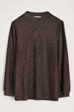 Tops<Seasalt Cornwall Dawn Point Sparkly Top Rosehip