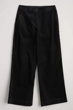 Trousers & Shorts<Seasalt Cornwall Dillwyn Wide Leg Cord Trouser Onyx