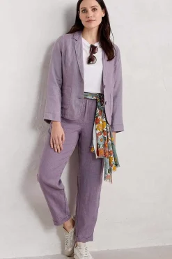 Trousers & Shorts<Seasalt Cornwall Dipping Sun Trousers Grape Thistle
