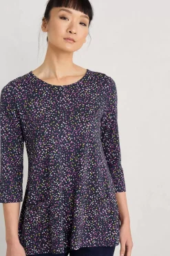 Tops<Seasalt Cornwall Drawing Book Swing Top Dotted Paint Crocus