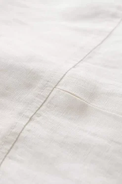 Tops<Seasalt Cornwall Drydock Short Sleeve Linen Shirt Chalk