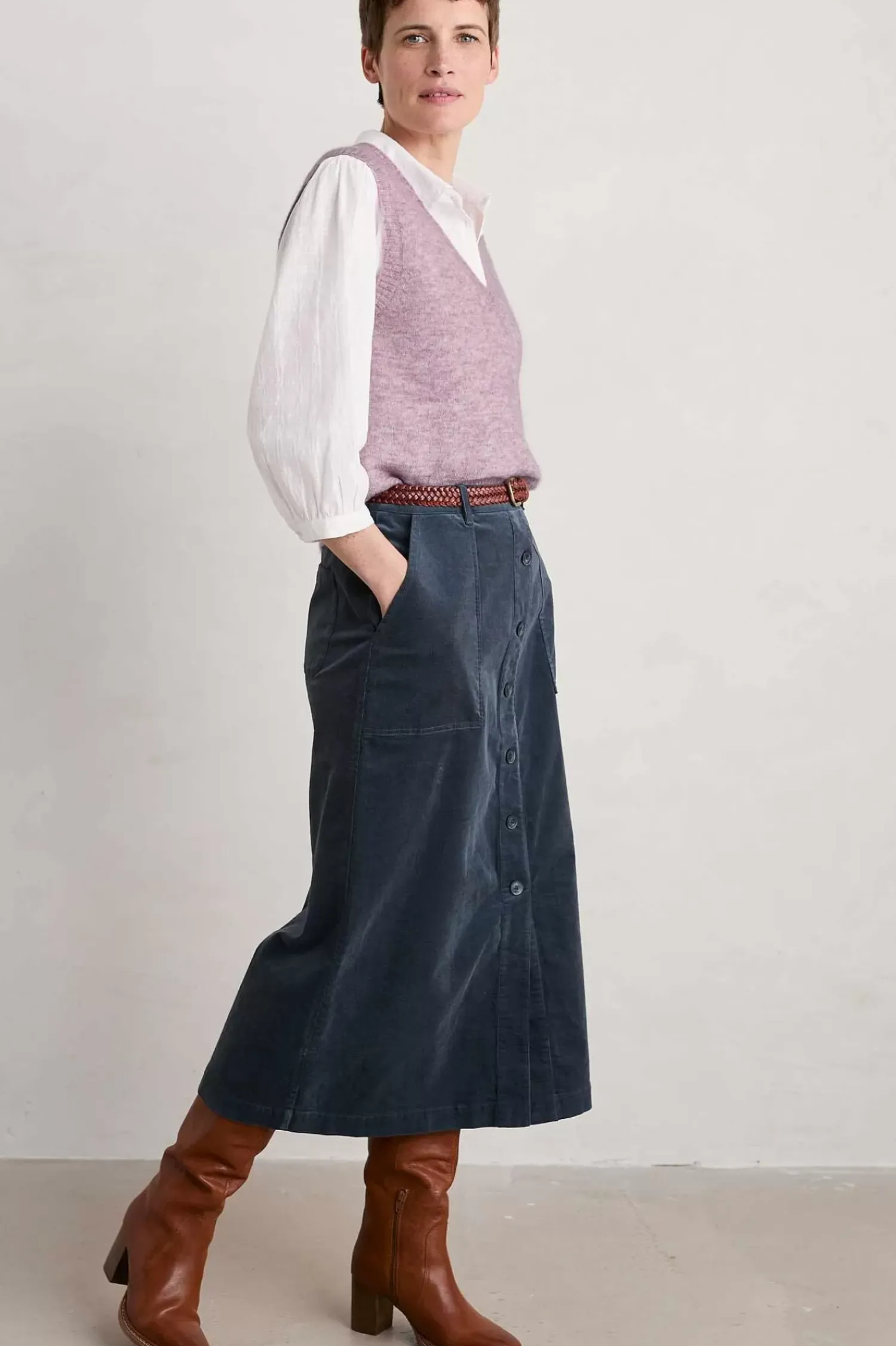 Skirts<Seasalt Cornwall Duality Skirt Fathom