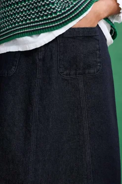 Skirts<Seasalt Cornwall Dusk Journey Skirt Inkwell Overdye Tide