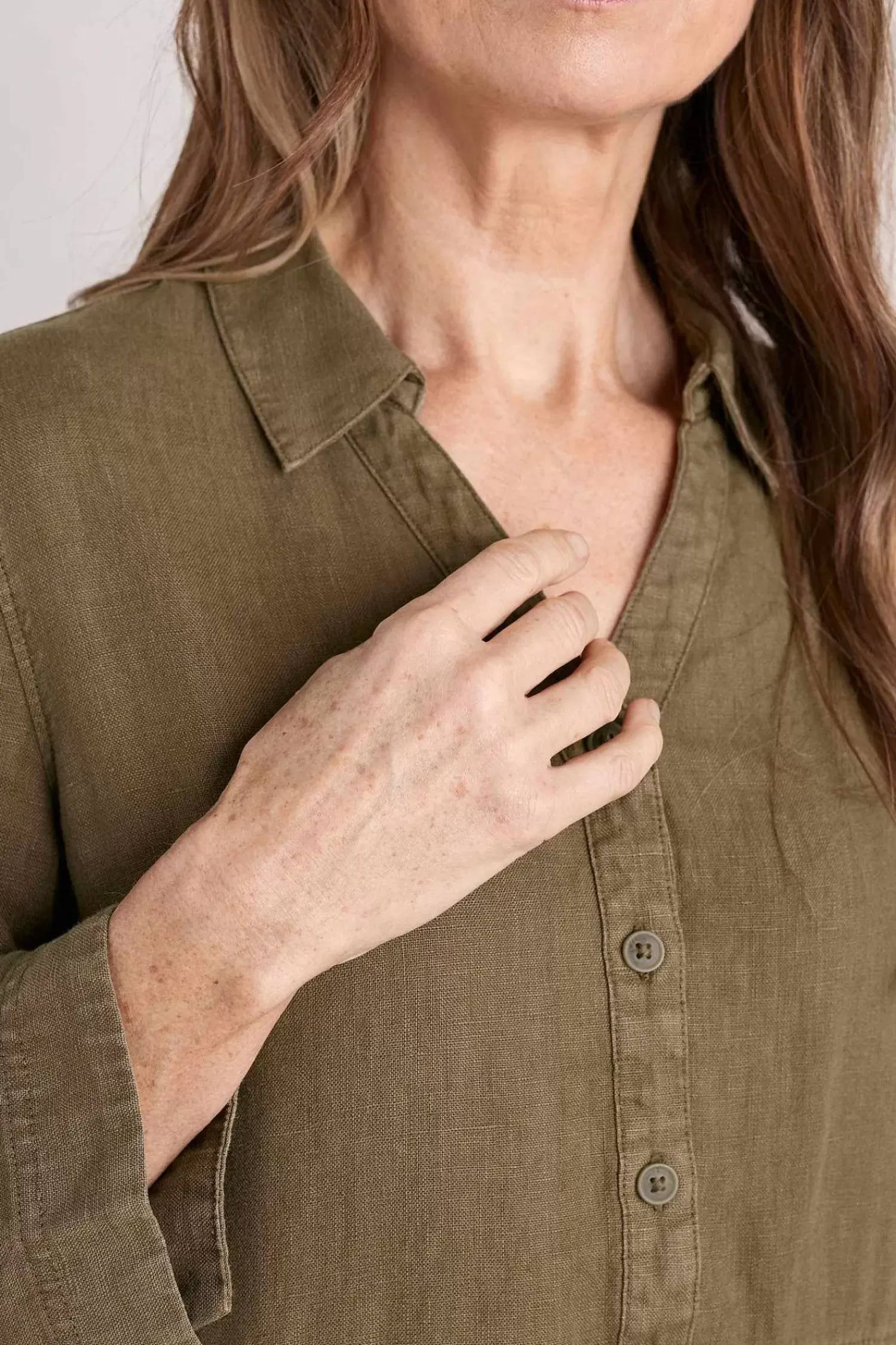 Tunics<Seasalt Cornwall Early Sun Linen Tunic Laurel