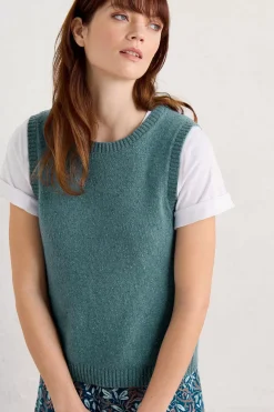 Knitwear<Seasalt Cornwall East View Knitted Vest Wreckage