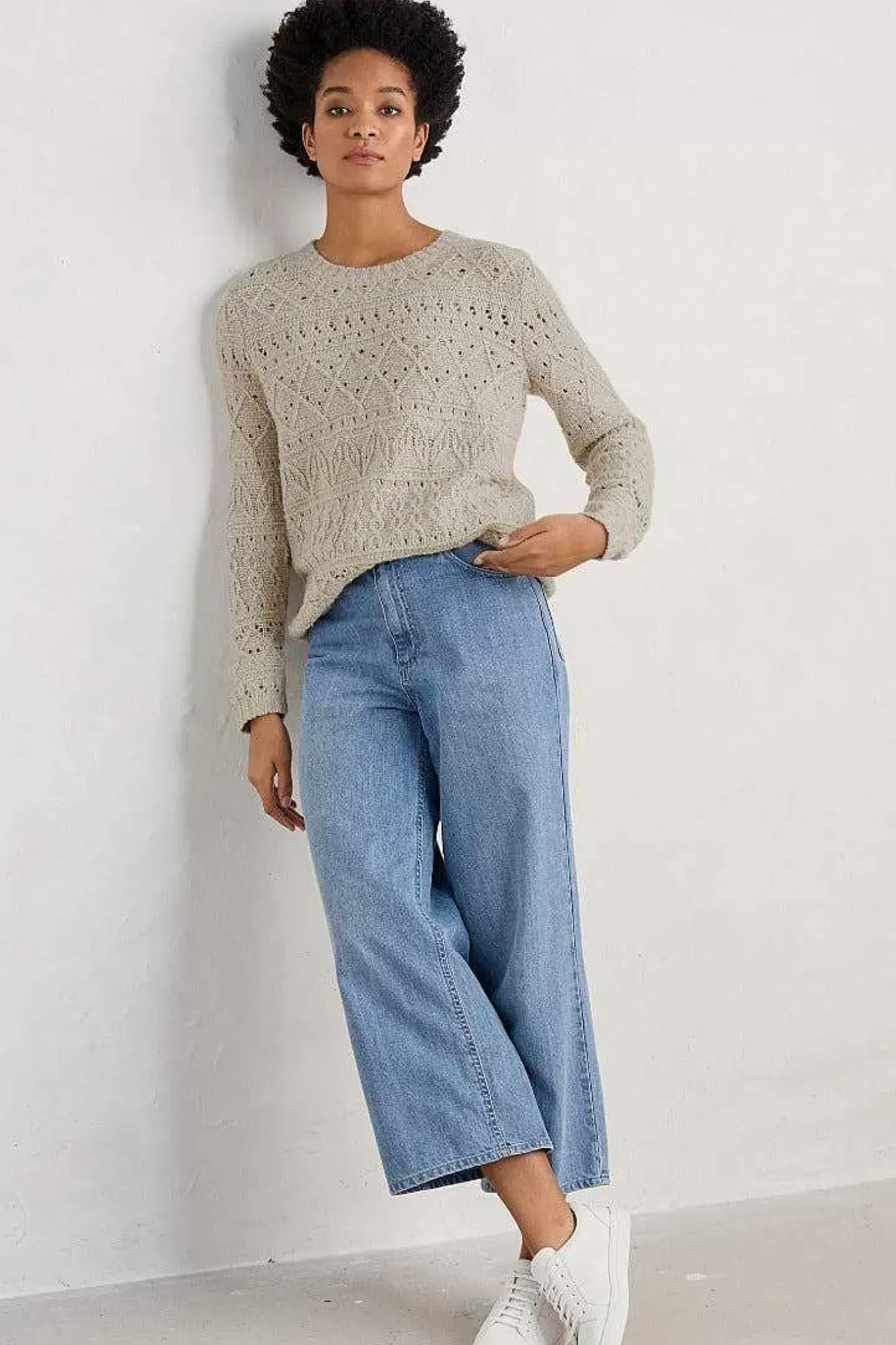 Knitwear<Seasalt Cornwall Feock Merino Blend Jumper Aran