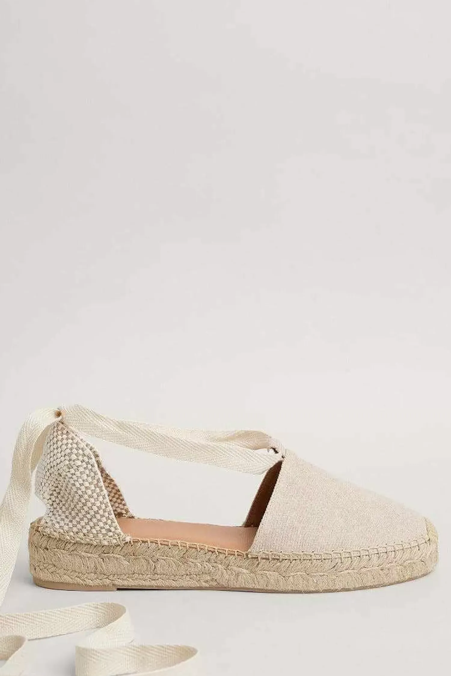 Shoes<Seasalt Cornwall Fern Path Ankle Tie Cotton Espadrilles Natural