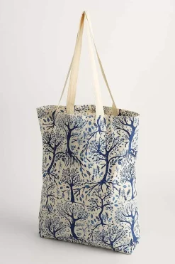 Bags<Seasalt Cornwall Foldaway Canvas Shopper Handline Sailboats