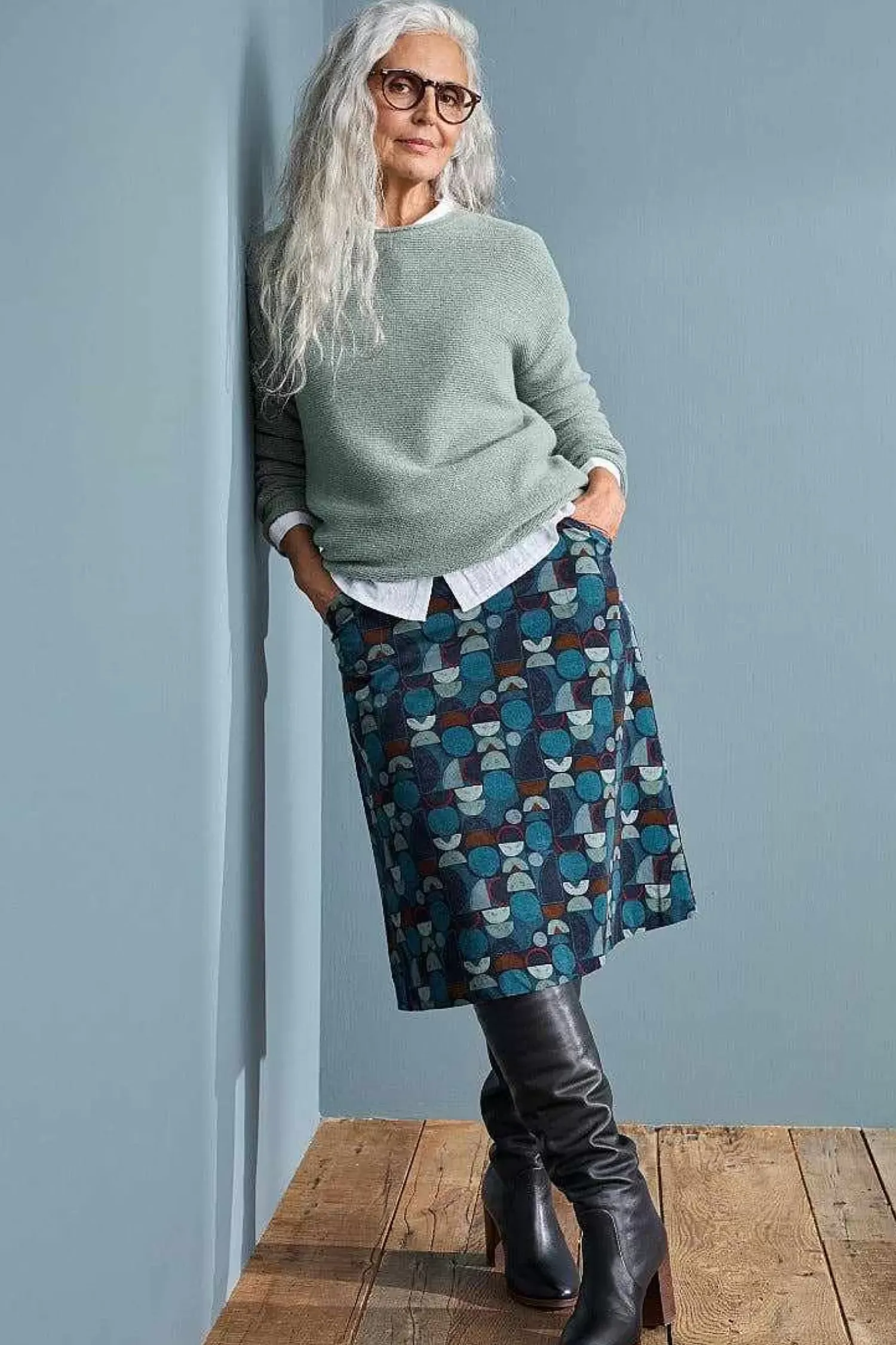Skirts<Seasalt Cornwall Forest View Skirt Harbour Forms Maritime