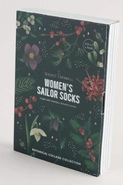 Socks & Tights<Seasalt Cornwall Gift Box Of 4 Women's Sailor Socks Wing Petal Mix