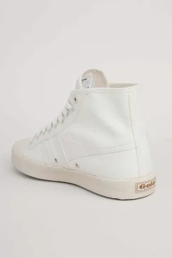 Shoes<Seasalt Cornwall Gola High Top Coaster Trainer Off White