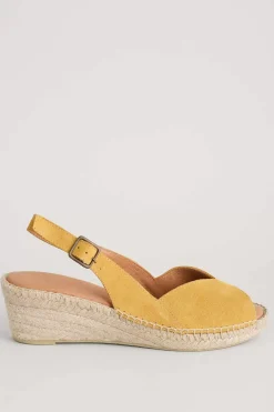 Shoes<Seasalt Cornwall Hazy Dawn Low Heel Suede Espadrilles Sienna