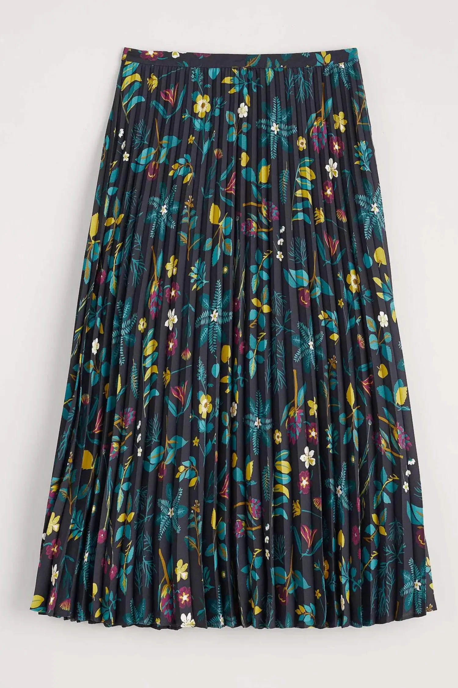 Skirts<Seasalt Cornwall Heatherbank Midi Skirt Botanical Sampler Onyx