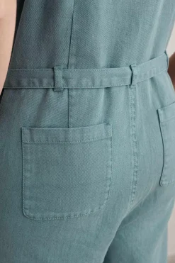 Trousers & Shorts<Seasalt Cornwall Heather Bell Tie Strap Jumpsuit Wade