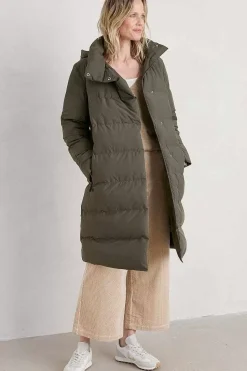 Coats & Jackets<Seasalt Cornwall Holywell Bay Waterproof Coat Moorland