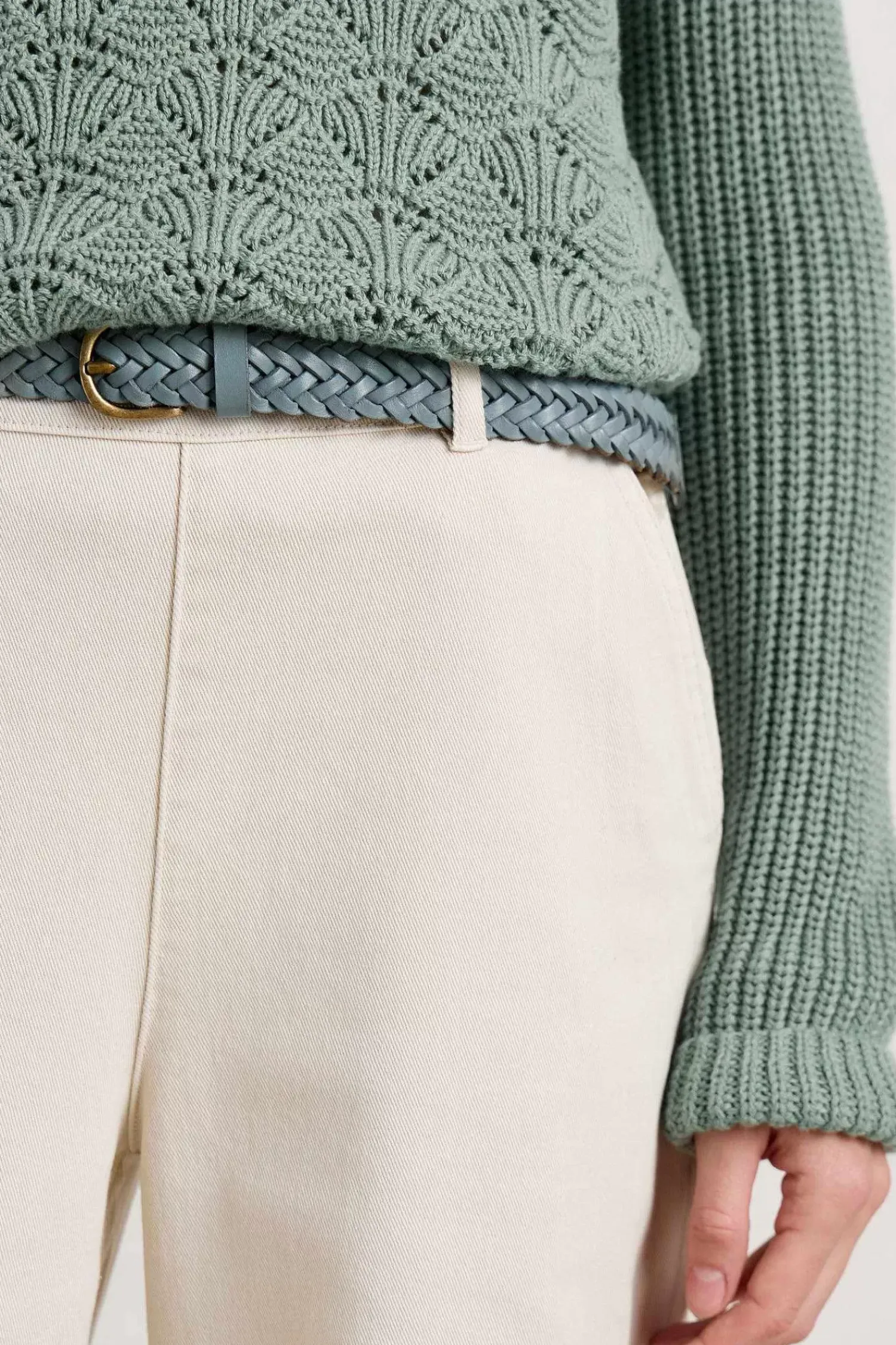 Belts<Seasalt Cornwall Intertwined Belt Lichen