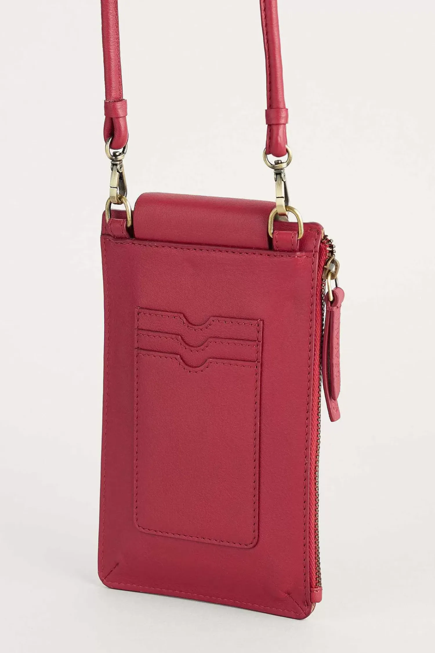 Bags<Seasalt Cornwall Kelsey Leather Phone Wallet Sedum