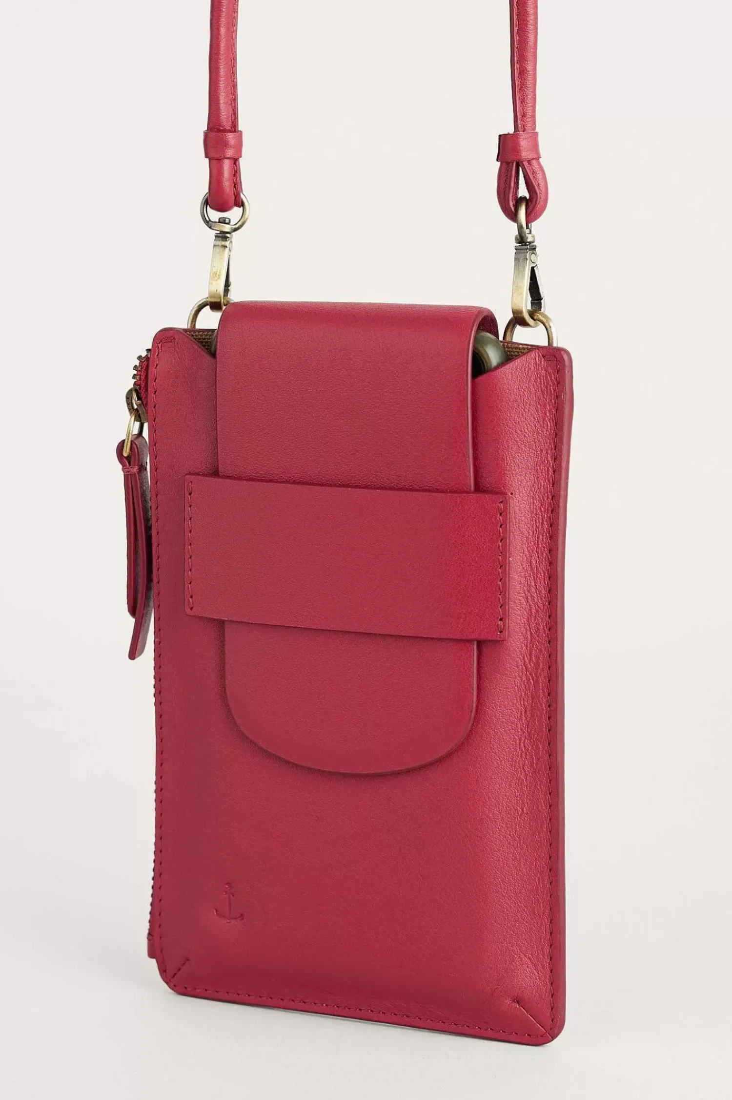 Bags<Seasalt Cornwall Kelsey Leather Phone Wallet Sedum