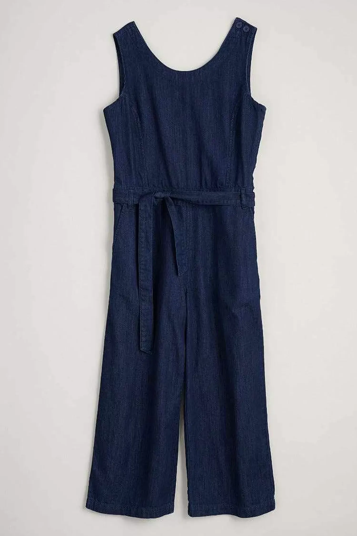 Trousers & Shorts<Seasalt Cornwall Kenethel Sleeveless Wide Leg Jumpsuit Dark Indigo Wash